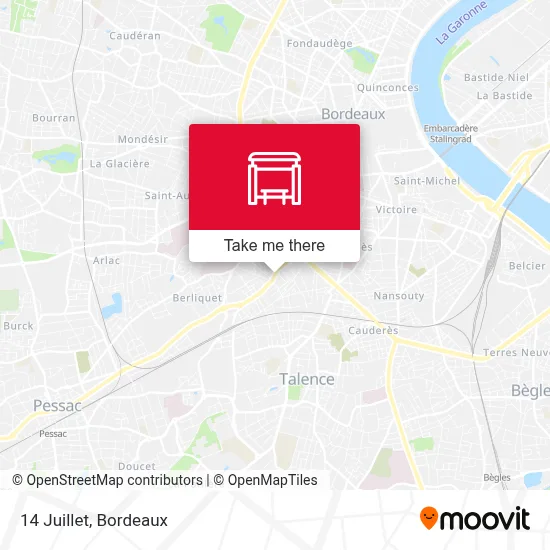 14 Juillet map