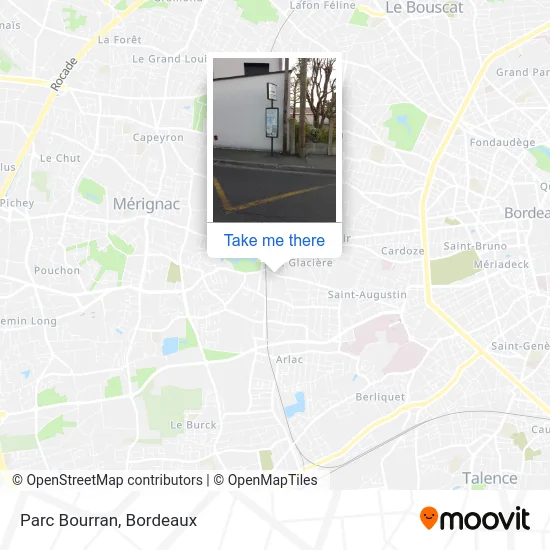 Parc Bourran map