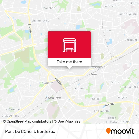 Pont De L'Orient map