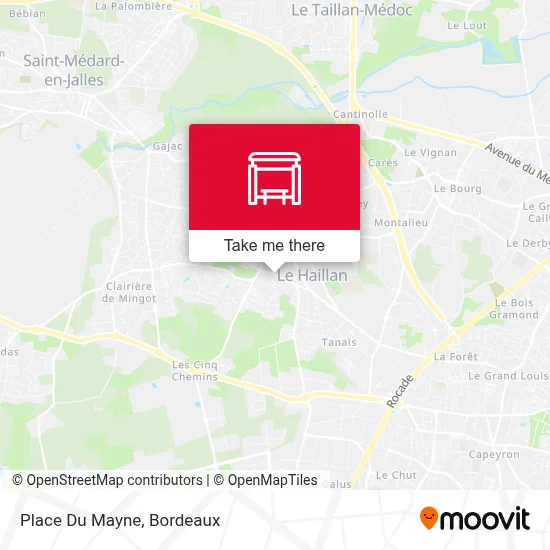 Place Du Mayne map