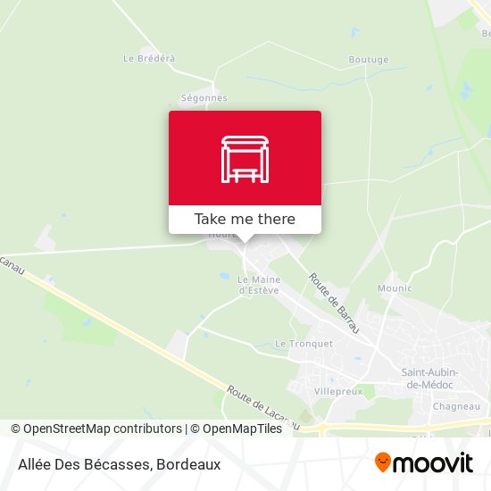 Allée Des Bécasses map
