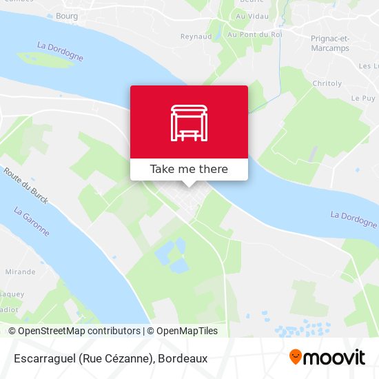 Escarraguel (Rue Cézanne) map