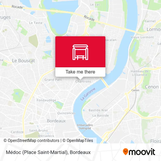 Médoc (Place Saint-Martial) map