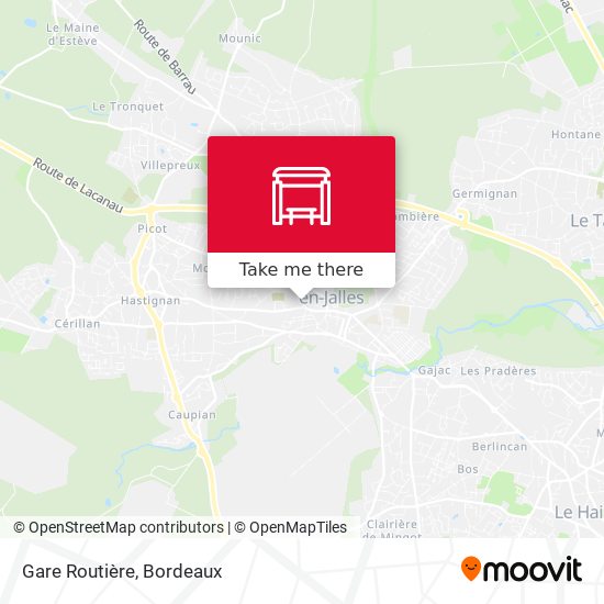 Gare Routière map