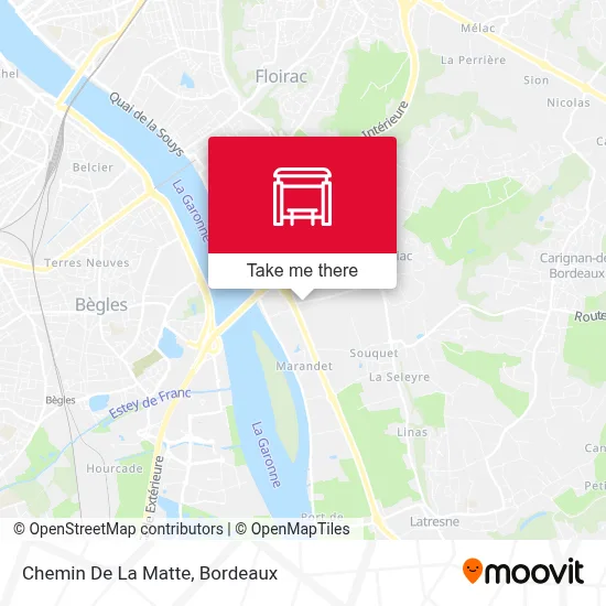 Chemin De La Matte map