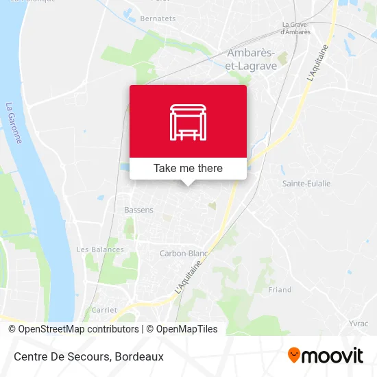 Centre De Secours map