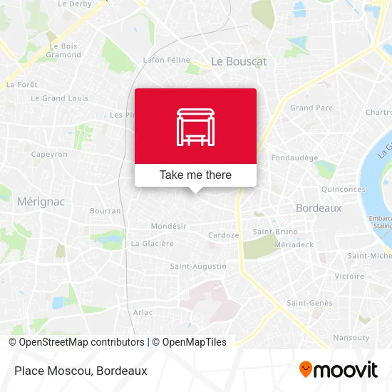 Place Moscou map