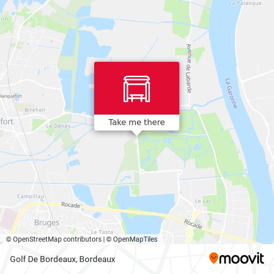 Mapa Golf De Bordeaux