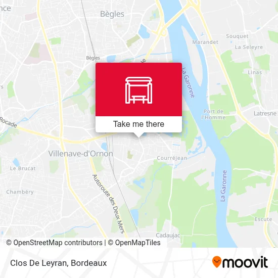 Clos De Leyran map