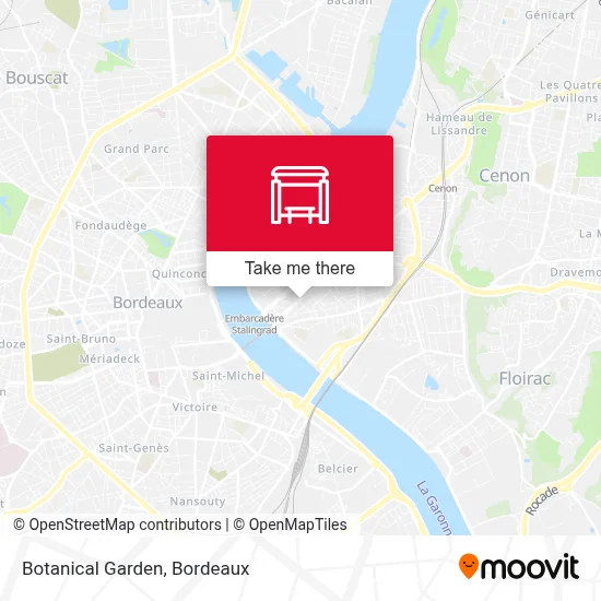 Jardin Botanique map