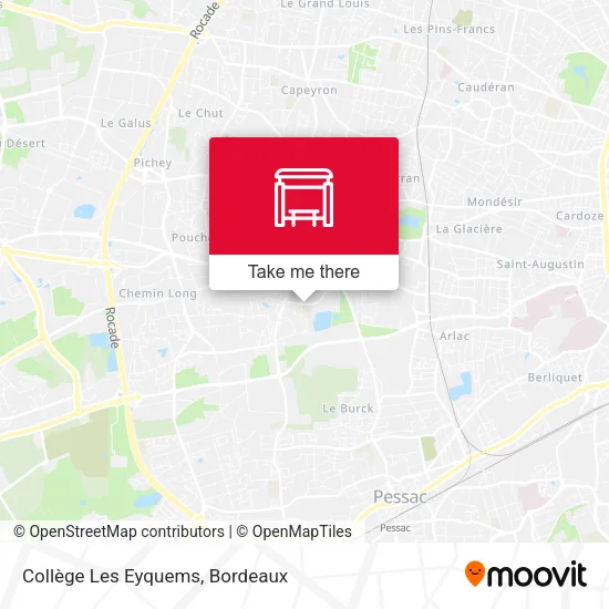 Collège Les Eyquems map