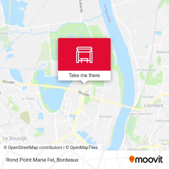 Rond Point Marie Fel map