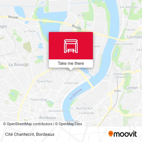 Cité Chantecrit map