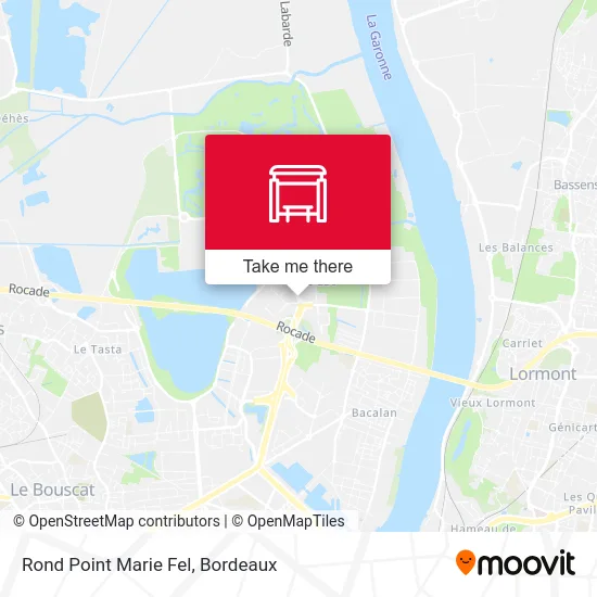 Rond Point Marie Fel map