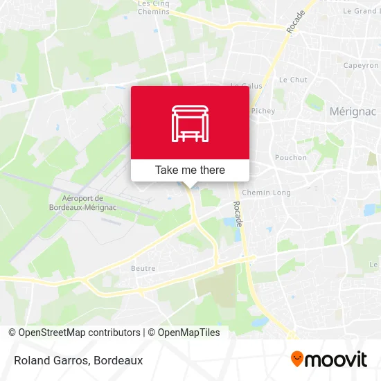 Roland Garros map