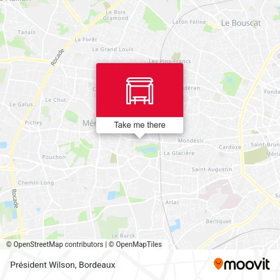Président Wilson map