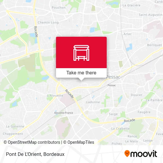 Pont De L'Orient map