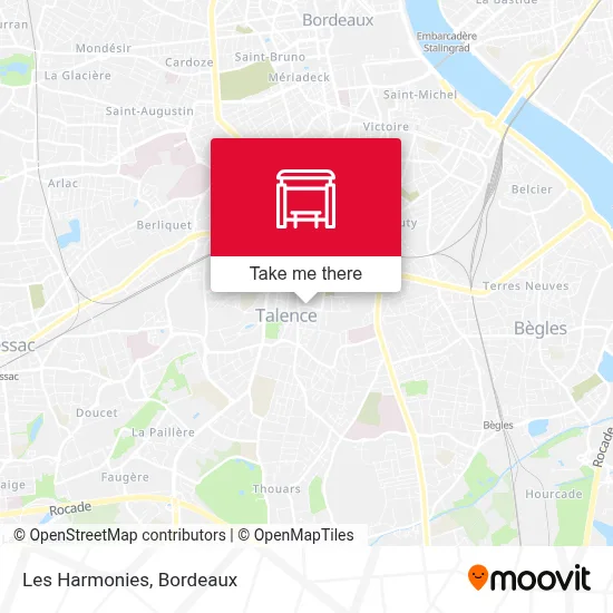 Les Harmonies map