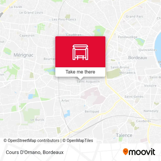Cours D'Ornano map