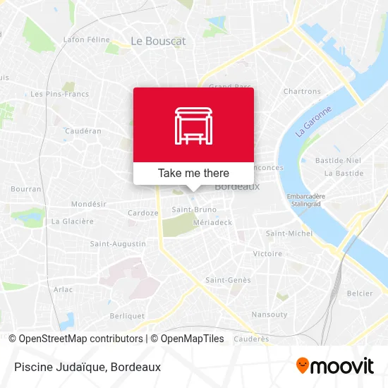 Piscine Judaïque map