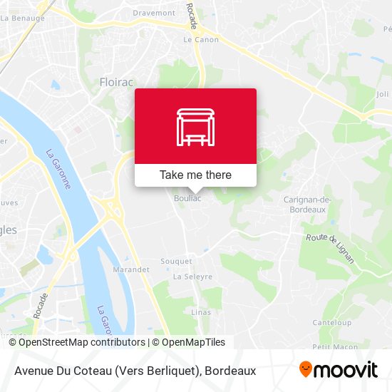 Avenue Du Coteau (Vers Berliquet) map