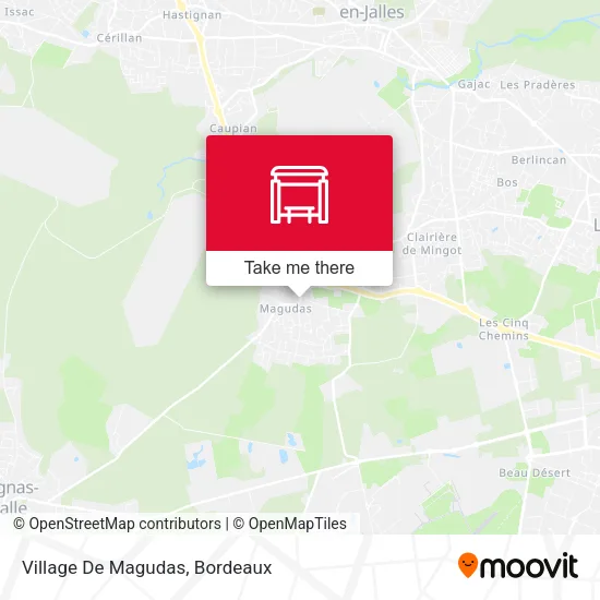 Village De Magudas map