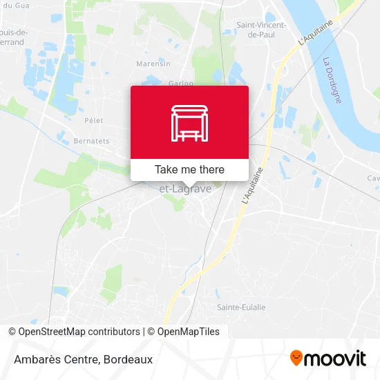 Ambarès Centre map