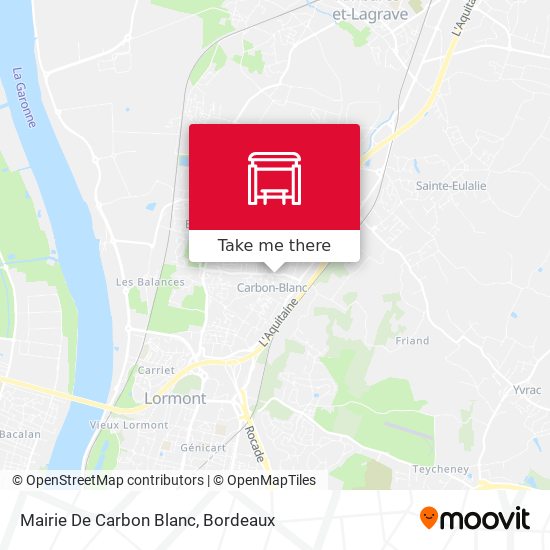 Mairie De Carbon Blanc map