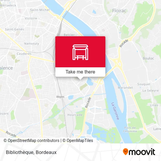 Bibliothèque map