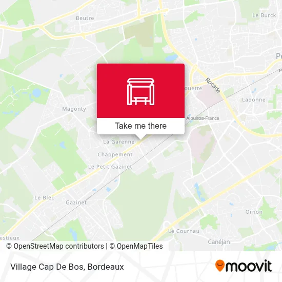 Village Cap De Bos map