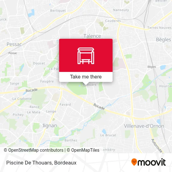 Piscine De Thouars map