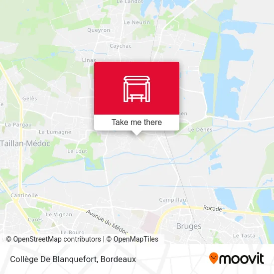 Collège De Blanquefort map