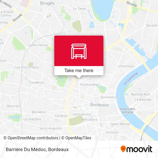 Barrière Du Médoc map