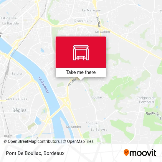 Pont De Bouliac map