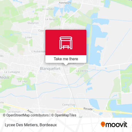 Lycee Des Metiers map