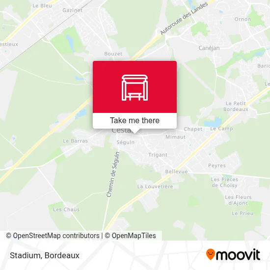 Stade map