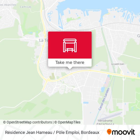 Résidence Jean Hameau / Pôle Emploi map