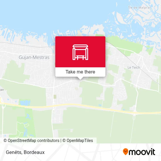 Genêts map