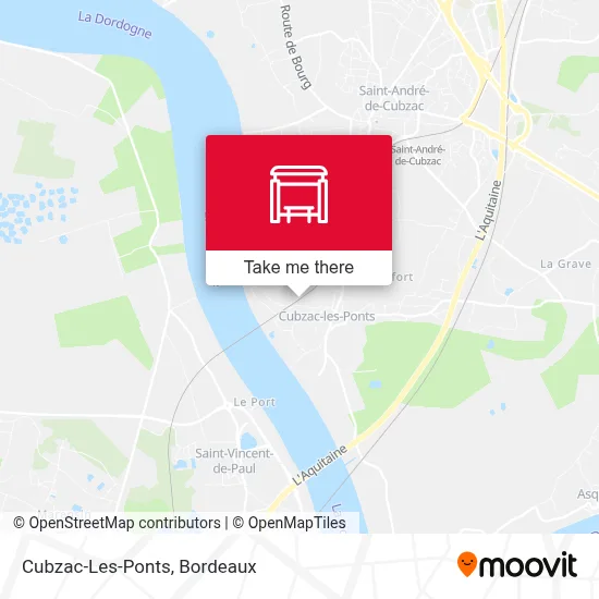 Cubzac-Les-Ponts map