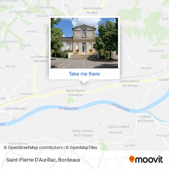 Mapa Saint-Pierre-D'Aurillac