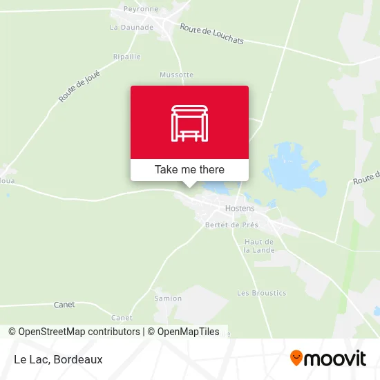 Le Lac map