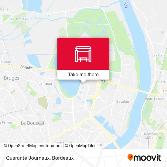 Quarante Journaux map