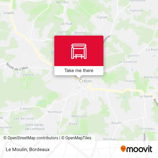 Le Moulin map