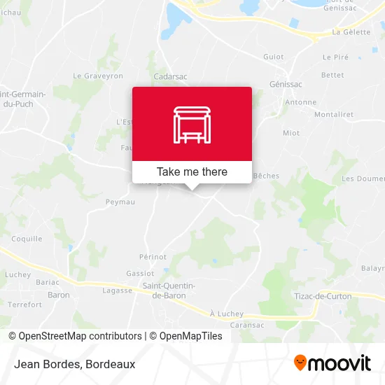 Jean Bordes map
