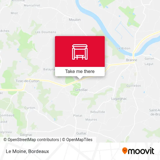Le Moine map