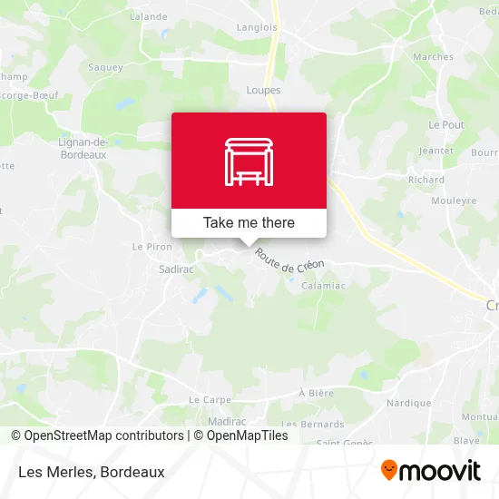 Les Merles map
