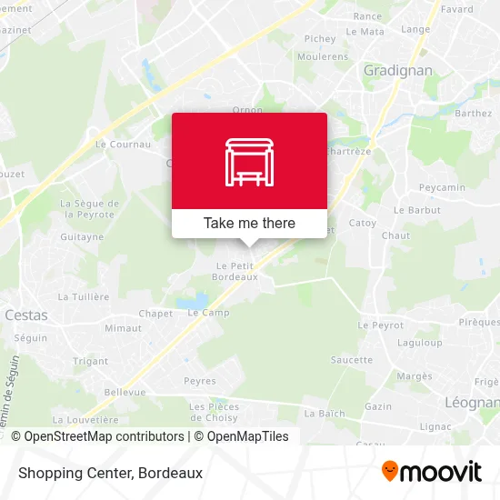 Centre Commercial map