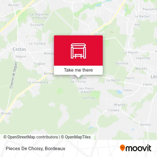 Pieces De Choisy map