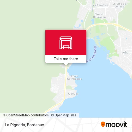 La Pignada map