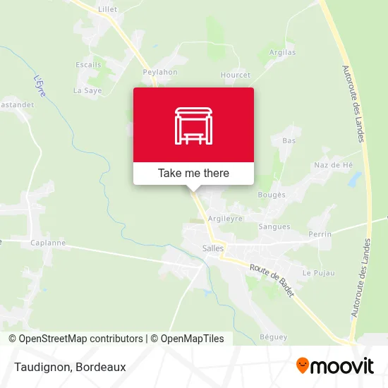 Taudignon map